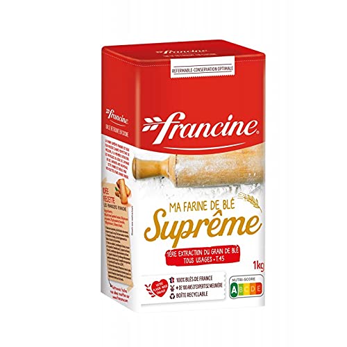 Francine – mąka T45 Supreme 1 kg – 4 sztuki – sprzedawana w zestawie