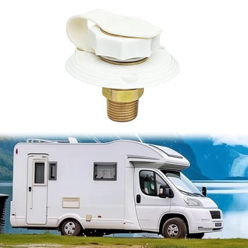 Válvula de Entrada de Agua para Autocaravana RV Conector de Nylon Barcos C 5