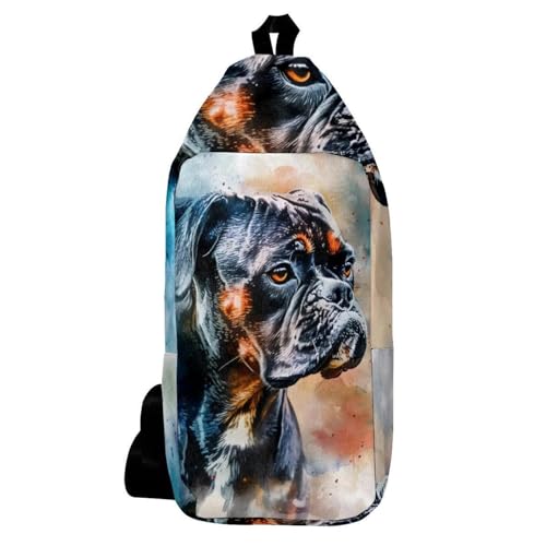 Sac à dos à bandoulière bouledogue pour soulager votre dos en voyage et randonnée