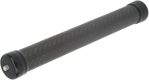 Miniatura 1 de Poste de extensión estabilizador de cámara de 9.8 in, aleación de aluminio, fibra de carbono de 1.299 in de diámetro, 1 4 pulgadas para poste de