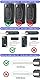 ShnminEU Autoschlüssel Gehäuse für Auto Schlüssel Peugeot 207 307 308 407 607 807 und Citroen C2 C3 C4 C5 C6 C8 DS3 DS4 (VA2/ CE0536) Schlüsselgehäuse Klapp Ersatzschlüssel 2 Tasten Klappschlüssel