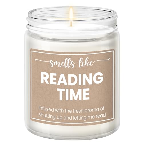 Gifts for Book Lovers - Book Lover Gifts for Women, Present for Readers, Smells Like Reading Time...