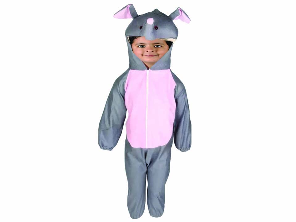 MODERNAZ Elephant dress for kids | animal halloween party costume for kids school annual function birthday party stage show competition (6-7 Years) (B0C617GNNK) Amazon Price History, Amazon Price Tracker