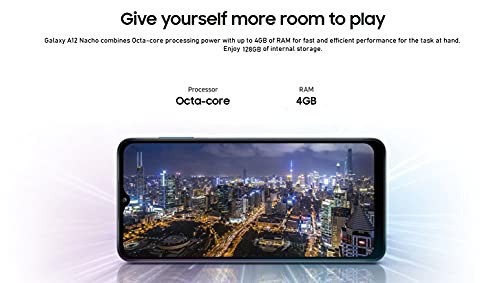 Samsung Galaxy A12 (A127F) 128Gb Dual Sim, Gsm Unlocked, (Cdma Verizon/Sprint Not Supported) Smartphone International Version (Fast Car Charger Bundle) No Warranty (Black) #TOP6
