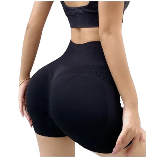 Women's High Waist Seamless Workout Shorts, Butt Lifting Scrunch Gym Shorts, Tummy Control Yoga Biker Short, Stretchy Fitness Running Cycling Activewear for Women-image-46