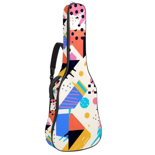 Sac pour guitare acoustique coloré pour musiciens urbains nomades