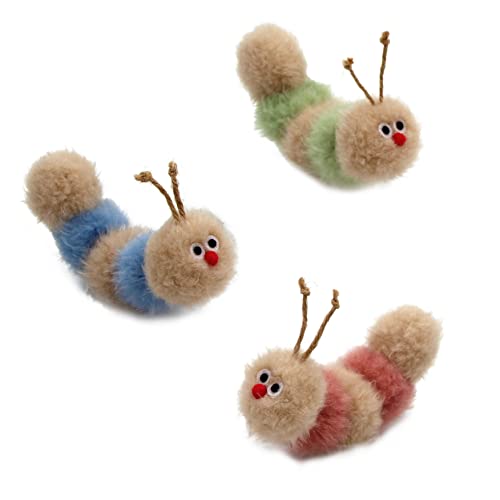 Jumpaws-Interactive-Natural-3-PK-Catnip-Toy-with-Rattle-Bite-Resistant-for-All-Ages-Indoor-Cat-Soft-Caterpillar-Toys-Fluffy-Kitten-Toy Jumpaws Interactive Natural 3 PK Catnip Toy, with Rattle, Bite Resistant, for All Ages Indoor Cat, Soft Caterpillar Toys, Fluffy Kitten Toy - Image 1