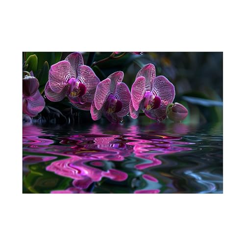 Peinture paysage floral moderne pour décoration murale de la chambre
