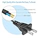 Dmoizka AC Power Cord Cable Plug Lead for Pixma TR4520 TR4522 TR4720 TR4722 Printer