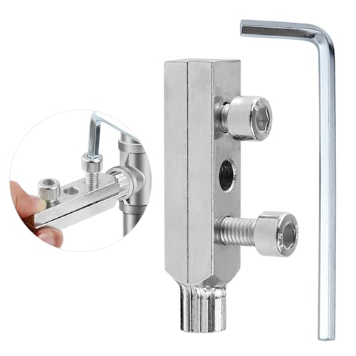 XoeLLe Extractor de Tornillos Rotos de 1/2' y 3/4', Herramienta de Extracción y Reparación, Llave Multiusos para Fregadero Grifo de Agua, Removedor de Pernos Dañados Tuberías Rotas Herramientas