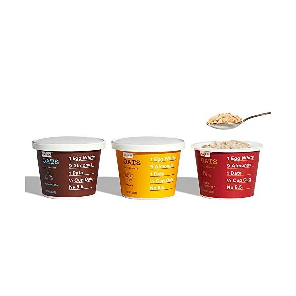 RXBAR, RX A.M. Oats, Variety Pack, 9ct, 2.18oz Cups, 9 Gluten Free Oatmeal Cups