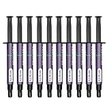 Dracaena - Confezione da 10 paste termocomposte (4 grammi), a base di carbonio ad alte prestazioni, pasta per dissipatore di calore, per tutti i dispositivi di raffreddamento, materiale per