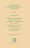regler heizung kosten  Règles utiles et claires pour la direction de l\'esprit en la recherche de la vérité: Traduction selon le lexique cartésien, et annotation conceptuelle ... d\'histoire des idées, 88, Band 88)