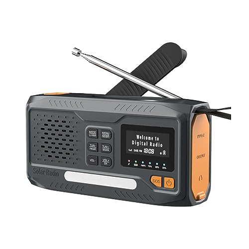 Radio d'urgence solaire portable indispensable pour le camping et trek
