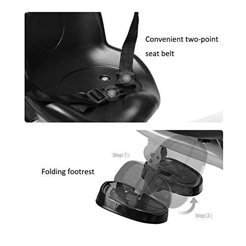 Baby-Kinderwagen, Laufrad, Dreirad, tragbares Kinder-Reitspielzeug, Baby-Geburtstagsgeschenk, 3 Farboptionen, 58 x 76 x… – Bild 8