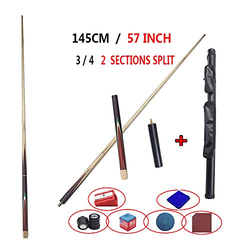 XZYY Taco De Snooker Desmontable Split Pool Cue Pole Profesional Juego De Tacos De Billar Cover