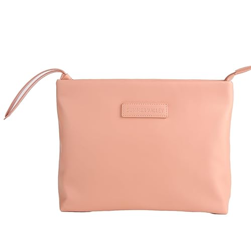 Miniatura 9 de Creamy Puffer - Bolsa de cosméticos de viaje de gran capacidad para mujeres, cuidado de la piel con compartimentos, bolsa de maquillaje blanca