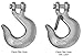 Campbell 1/2" Clevis Slip Hook With Latch, Grade 43, Zinc Plated, Upc Tagged (T9700824) (Includes 5)