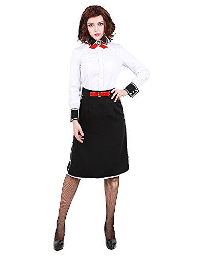 Preisvergleich Produktbild Miccostumes Elizabeth Cosplay-Kostüm für Damen - Weiß - Large