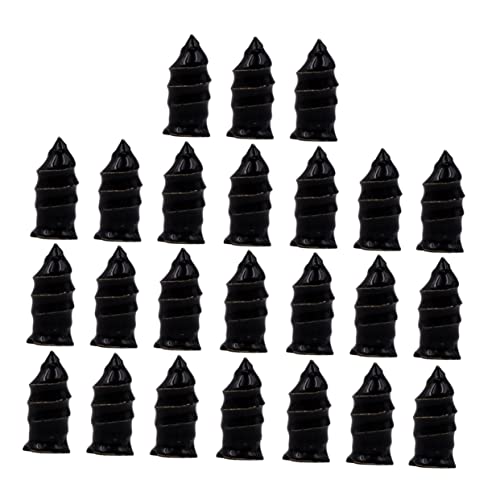 Cabilock 20pcs Tire Repair Nails Tire Patch Kit Tire Plug Kit Spare Car Tires Repairing Screw Nail for Tire Repairing Rubber Screw Nail Tire Repairing Nail Tire Rubber Screw Nail Black Iron