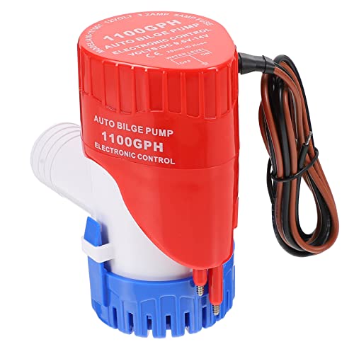 HEMOTON Electric Submersible Pump Bilge Pump Compact Efficient for Drainage Low Operation for Boats and Yachts