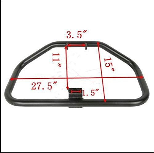 Black Engine Guard Crash Bar For Harley Sportster XL/XR 883 1200 (1984-2003) – 1.25” Steel, Gloss Black