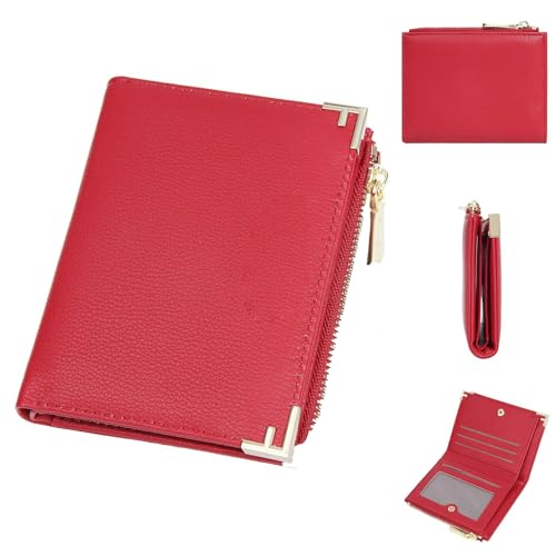 Pu Wallet Multi-card Slot Short Wallet Versatile Women's Handbag(White-Dinosaur Doodle4)3