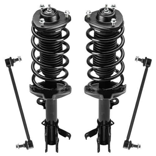 Front Strut Assembly & Sway Bar Links for 2008-2010 Honda Odyssey, Shock Absorbers Replace 172542 172541 4PCS