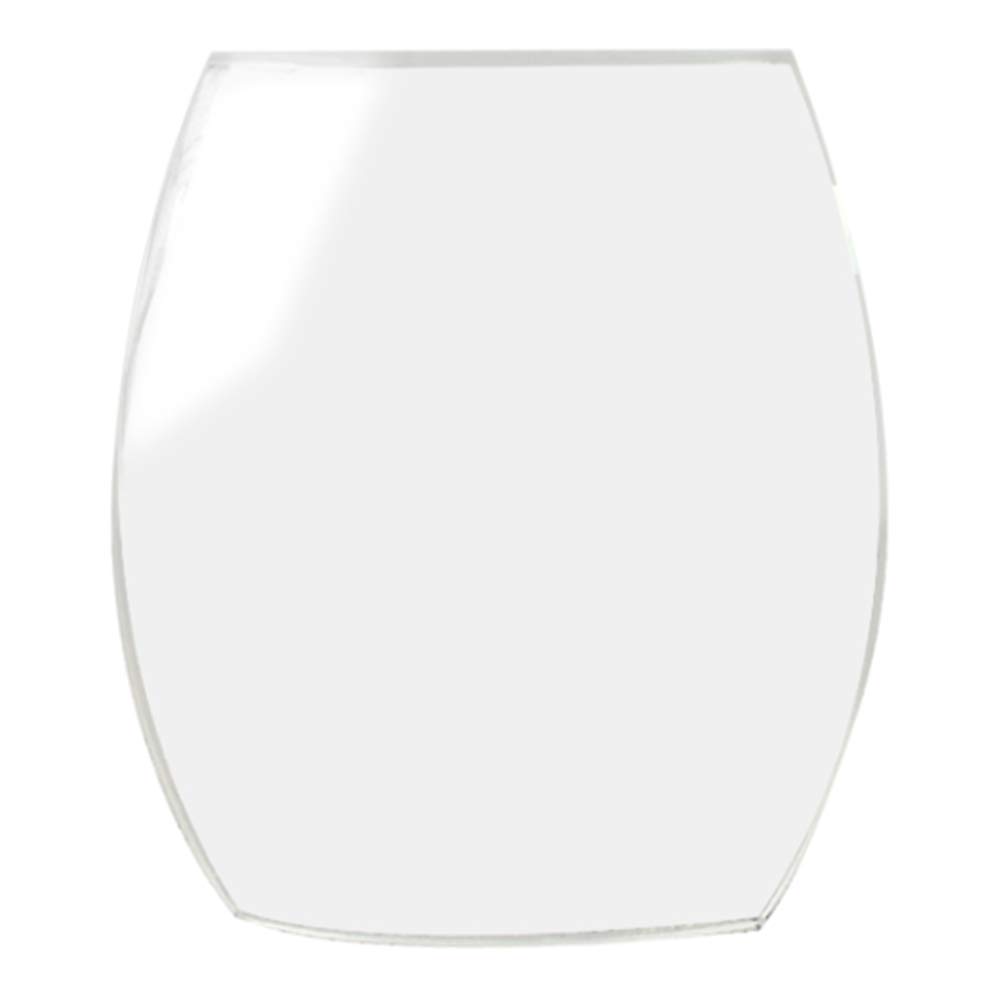 Klares Mineralglas, Ersatzteil, 39,3 mm x 31,6 mm, Tonneau-Form, passend für FM-8880 Uhr