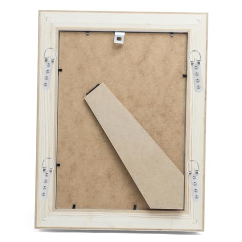 Image of 8pcs D-Ring Picture Hangers Screws Heavy Duty Metal Frame Hardware for Hanging Pictures and Mirrors