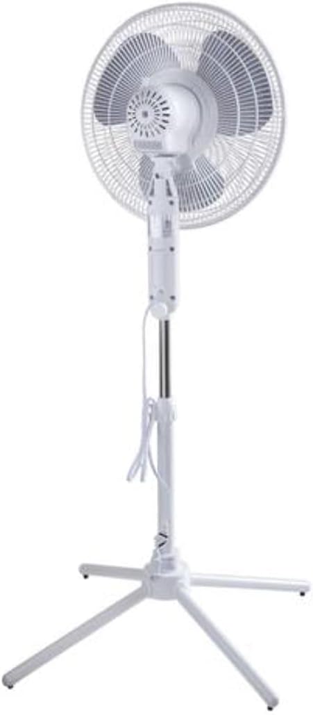 At homes Floor Oscillating Fan With Adjustable Height 41" to 47-3/8" Oscillating Pedestal Fan (me)