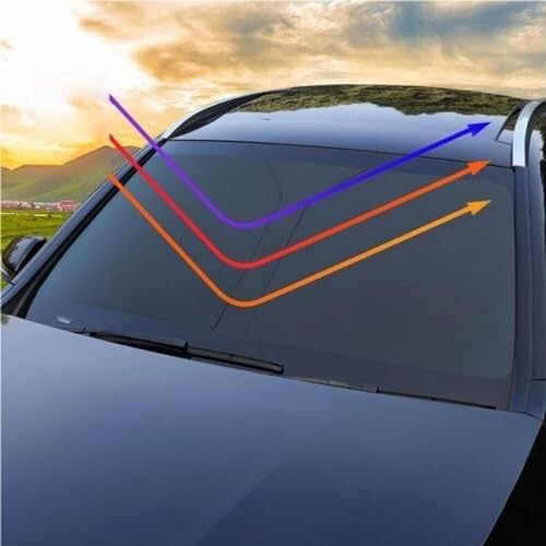 Tendine Per BMW F31 2012-2019 318d/320d/320i/328i/328d/330i 2000-2024 Parasole anteriore per parabrezza auto, colore argento, blocca i raggi UV.