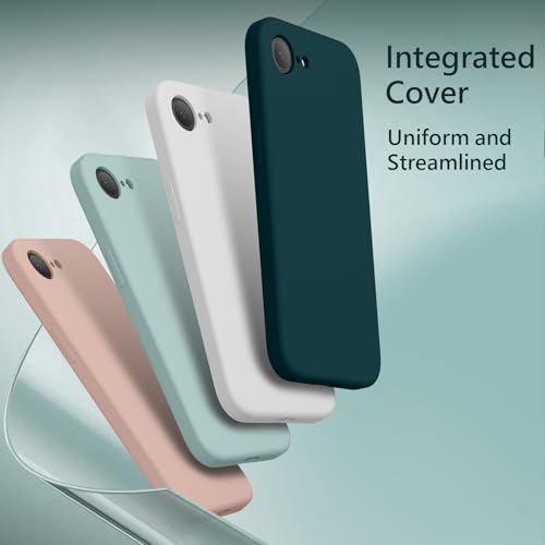 Image of FireNova Magnetic for iPhone 17e Case /iPhone 16e Case, Compatible with MagSafe, [Silicone Camera Protection] Microfiber Lining Phone Case, 6.1 inch, Teal