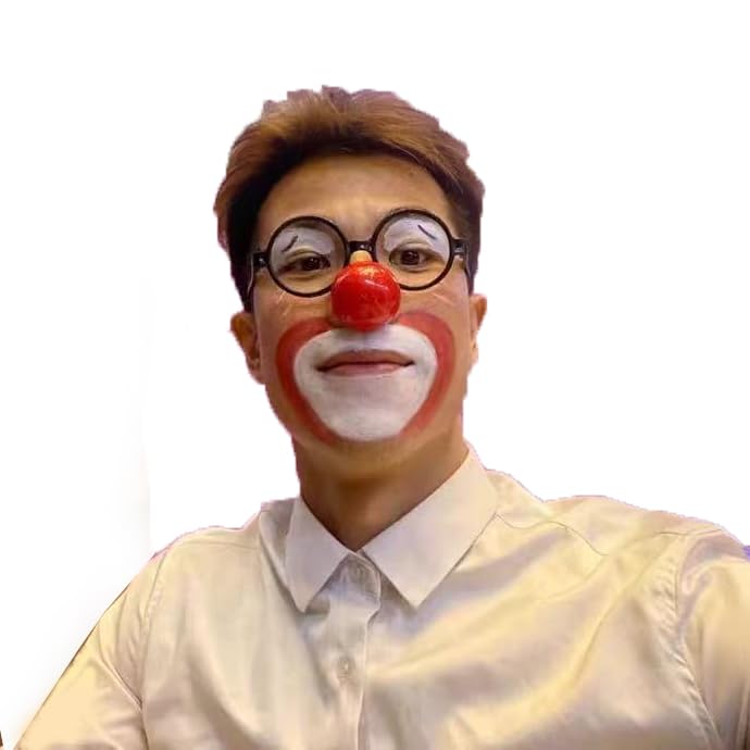 PEHHAH Cordless Plastic Red Clown Nose from Juggling for Party Halloween Costume Supplies Christamas 1 Pack