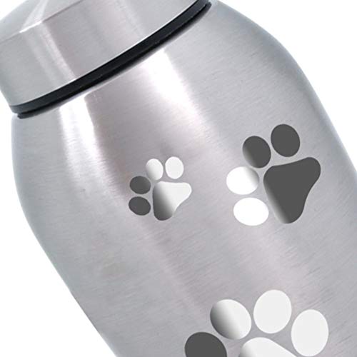 ENBOVE Funeral Cremation Urns for Dogs Cats, in Loving Memory Gone but Not Forgotten You Left Paw Prints on My Heart - Thumbnail 4