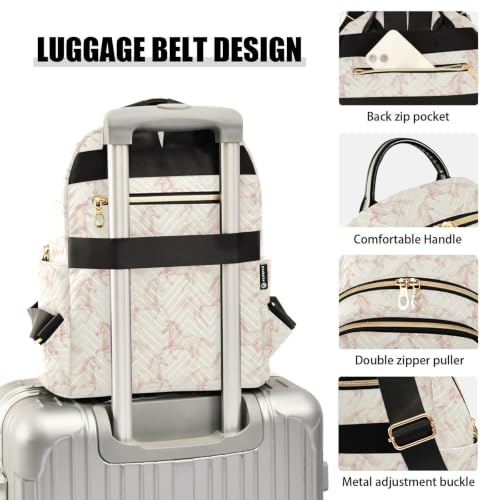 Mochila para mujer de gran capacidad y estilo equino casual 4