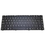 United Kingdom UK Laptop Keyboard for PCSpecialist for Ultranote IV 14 N240BU Black Without Frame