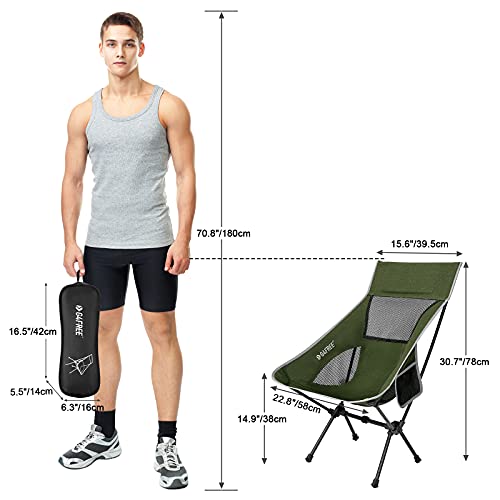 G4Free - Sedia da campeggio leggera e portatile