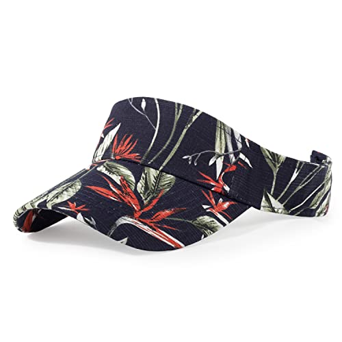 Image of HH HOFNEN Sports Sun Visor Hats Cotton Twill Ball Adjustable Sun Caps for Men Women