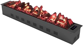 Fireplace Heater Embedded 3D Atomization Electric Fireplace Living Room Decoration Charcoal Simulation Flame Home Background Wall Humidifier Electric Fireplaces Electric Fireplace (Size : C)