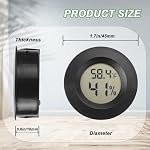 Serundo Auto Digital Hygrometer Thermometer Indoor/Outdoor Hygrometer 10PC - Image 2