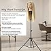 TopDirect 65 Inch Reinforced Mannequin Head Stand,Portable Adjustable Wig Stand Tripod,Mannequin Wig Head Stand Suitable for Beauty Schools,Barber Training,DIY Styling Design