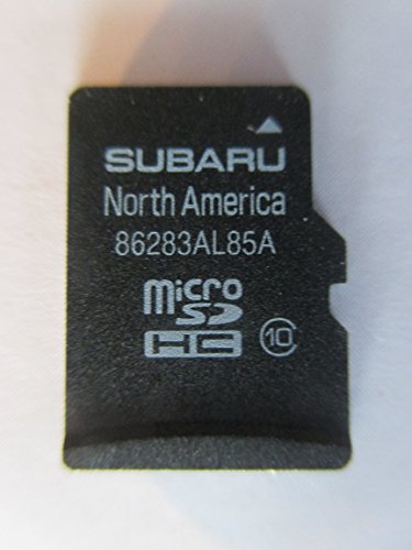 AL85A 2017 17 SUBARU Outback and Legacy Micro SD Navigation Card, MAP for North America, USA/Canada Part Number 86283AL85A