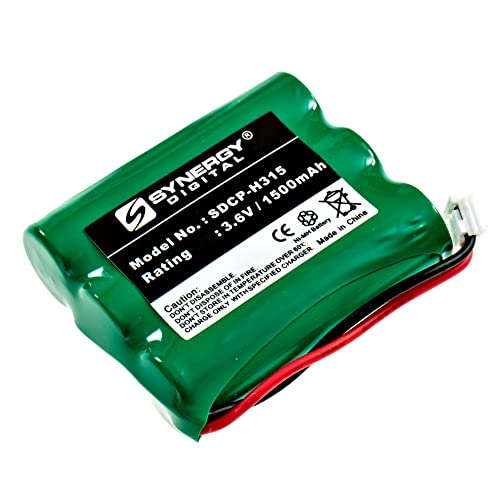 Dantona Cordless Phone Battery, Compatible with Vtech 80-5071-00-00 Cordless Phone, (Ni-MH, 3.6V, 1500mAh) Ultra High Capacity Battery