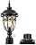 VIANIS Dusk to Dawn Outdoor Post Light with Pier Mount Base, Waterproof Lamp Post Light Fixture, Aluminum 3-inch Exterior Post Lamp for Driveway, Backyard, Patio(Hardwired 120V, Not Solar)