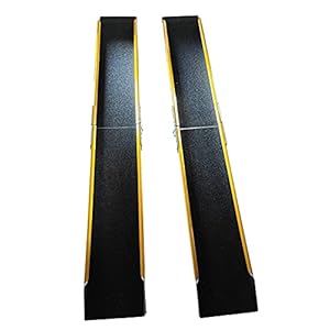 Loading Ramps, Wheelchair Ramp 6Ft,Folding Non-Skid Aluminum Wheelchair Ramp For Steps Car Stairs Doorways Home,Heavy Duty Mobility Handicap Ramp,Loads 200Kg 8 41 lzaleldl. sl500 . ss300