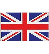 United Kingdom UK Flag, 3x5 ft Union Jack Flag British Flag, UV Fade Resistant Vivid Color Indoor...