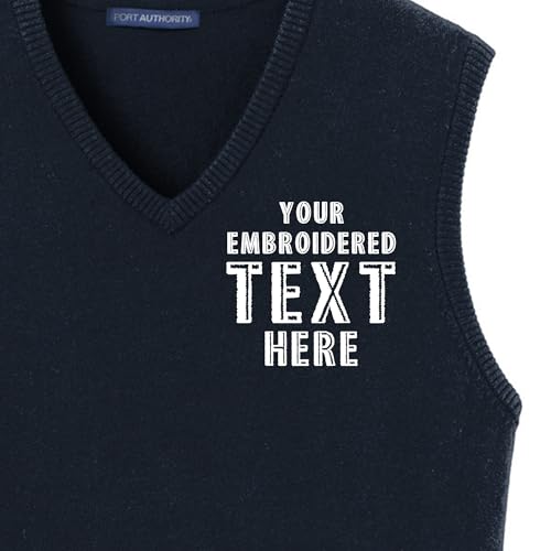 Custom Sweater Vest - Design Your Own Image, Text, Photo Print (SW286)3
