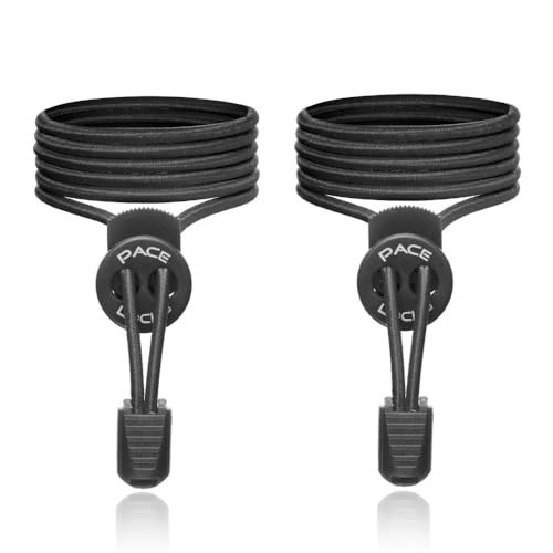ALPHAPACE PACE LOCKS Cordones elásticos, cordones de zapatos sin nudo, cordones de cierre rápido para deporte, para jóvenes y mayores, 120cm