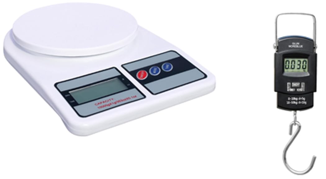 GLUN® Electronic Portable Digital LED Screen Luggage Weighing Scale, 50 kg/110 Lb For Multi-Purpose-image-11